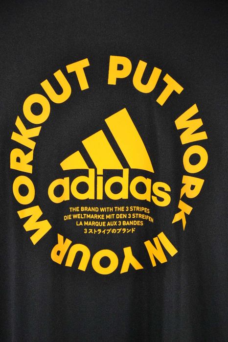 ADIDAS Emblem Primeblue Koszulka Męska 2XL Oryginał Super Stan Bawełna