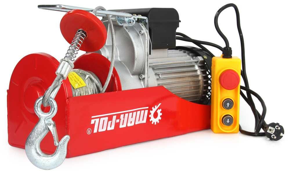 Wyciągarka wciągarka linowa elektryczna 500/999kg 230V firma MARPOL