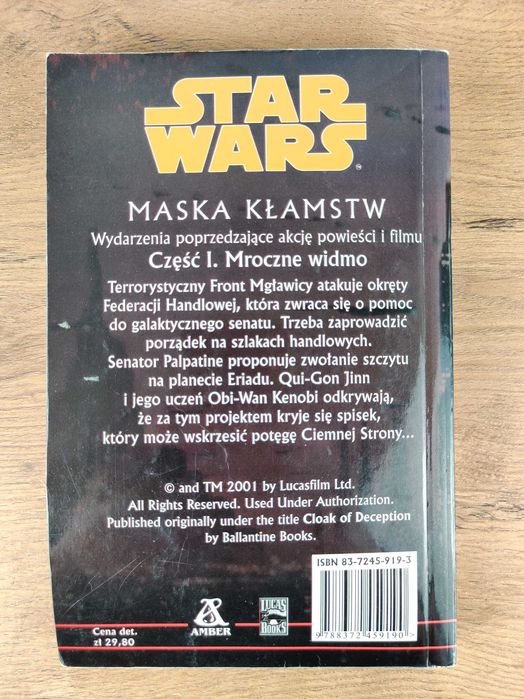Star wars / Maska kłamstw / James Luceno