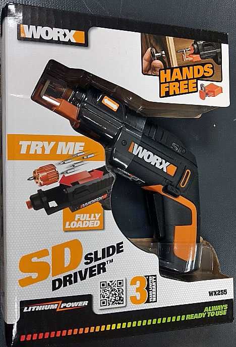 Wkrętak WORX SD WX255 Półautomatyczny Podręczny Bateria MaxLithium 4 V