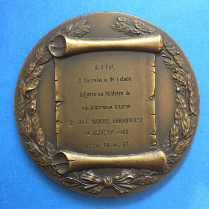 medalha PSP Polícia de Segurança Pública - Comando Geral - 1987