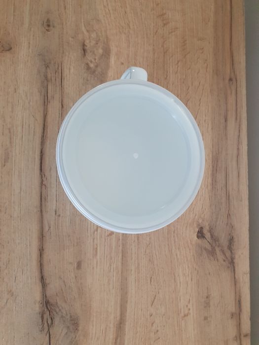 Kubek emaliowany z pokrywką 600ml