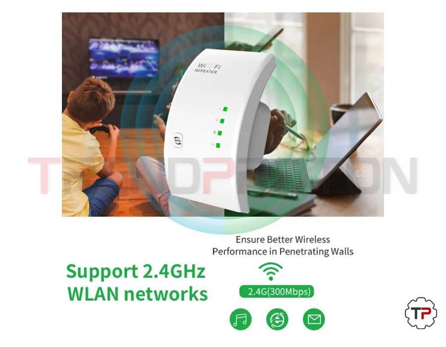 Amplificador de Sinal Wifi 300Mbps - 2,4GHz