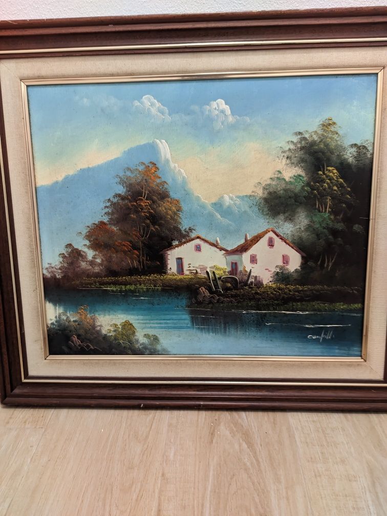 Quadro Antigo com Moldura.