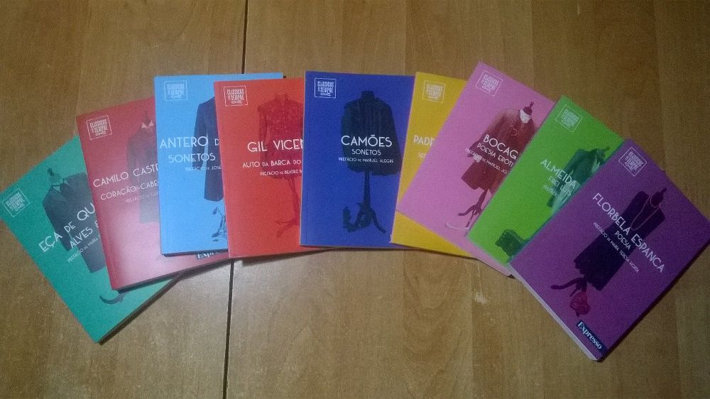 Colecção Grandes Clássicos da Literatura Portuguesa(9 vol) NOVO!