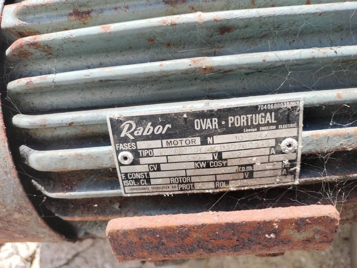 Motor rabor trifásico 5.5cv