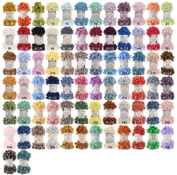 Пряжа Пуффі Алізе і Пуффі Файн…