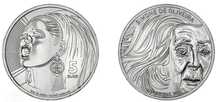 Moedas comemorativa de 5 Euro