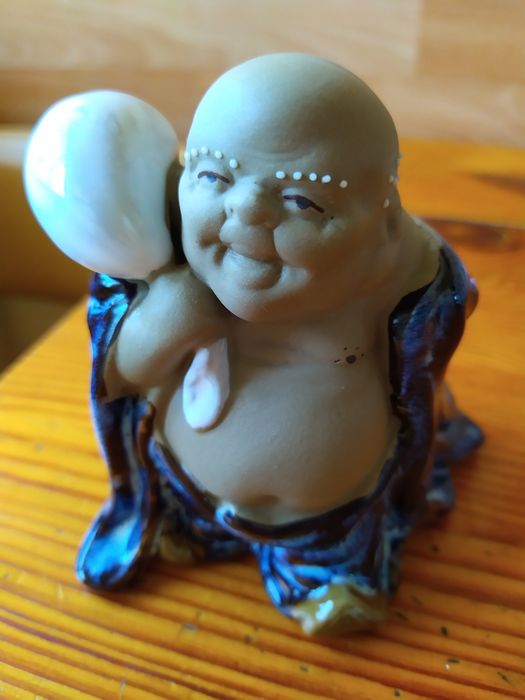 Budda Buddha Figurka Porcelana 11,5cm.