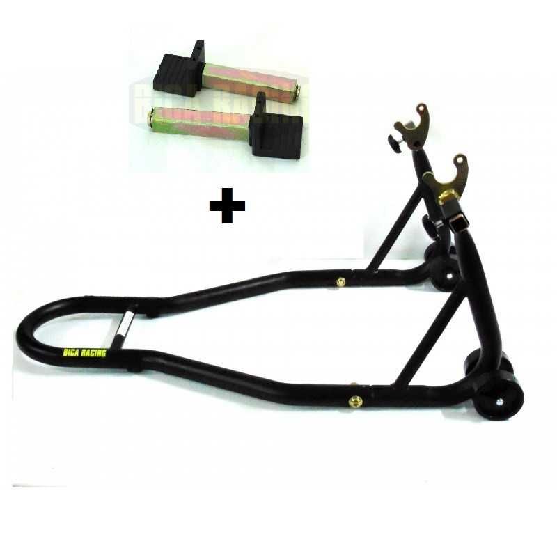 Cavalete traseiro universal bobines Moto Multimarcas 2 kits de apoios