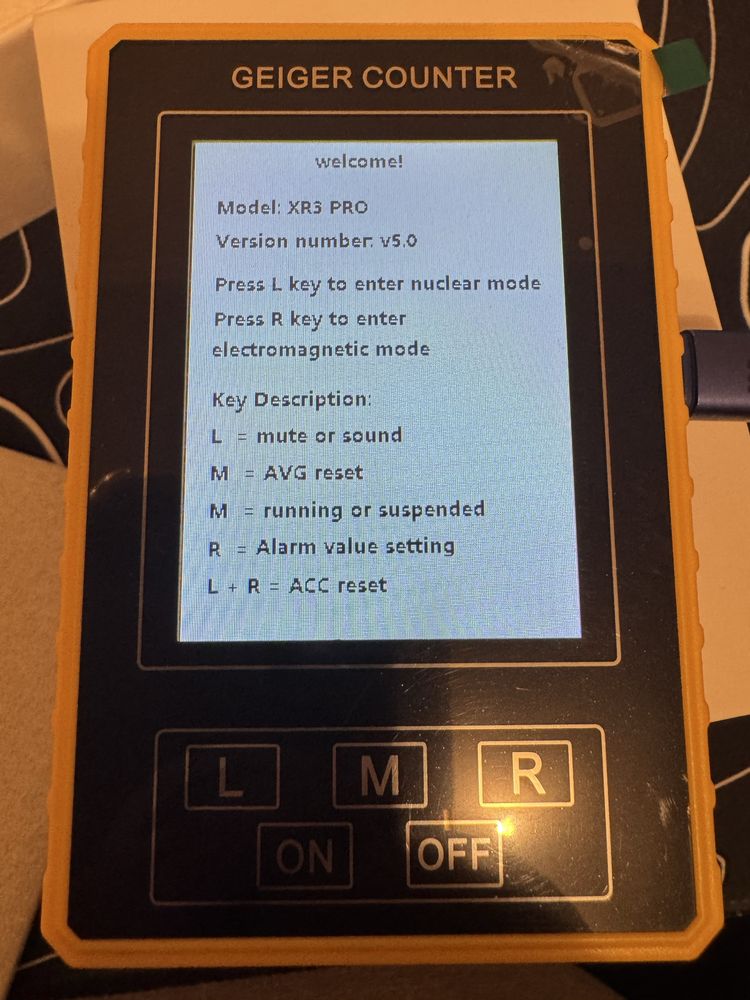 Geiger counter br 9c xr 3 pro вимірювач радіації дозиметр гейгера поле