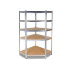 Regał Magazynowy NAROŻNY Metalowy Garaż GC9030 MDF Stal Ocynk