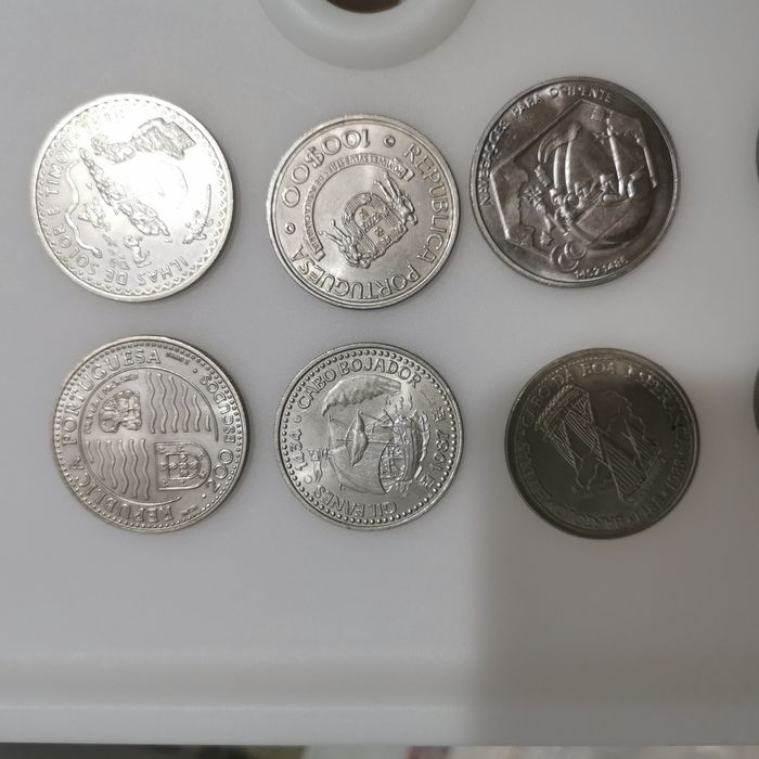 Moedas escudo comemorativas