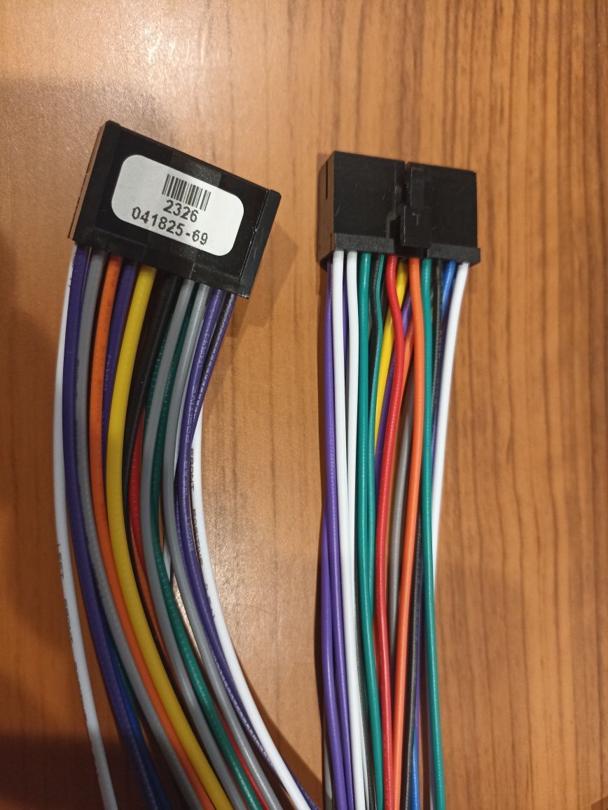 Разъем магнитолы JVC, Kenwood 16 pin фишка, колодка переходник ISO