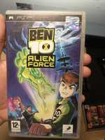 Gry PSP - Ben 10 Alien Force , FIFA 09 , FIFA 12