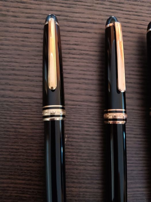 Conjunto canetas Montblanc, aparo, esferográfica e lapiseira