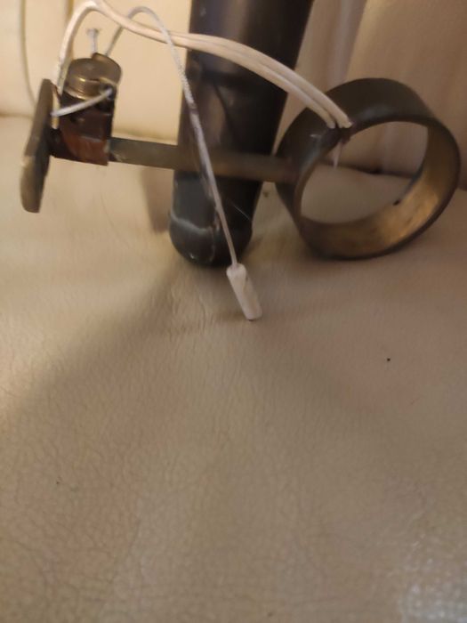 Kinkiet  metal-szkło 57cm.