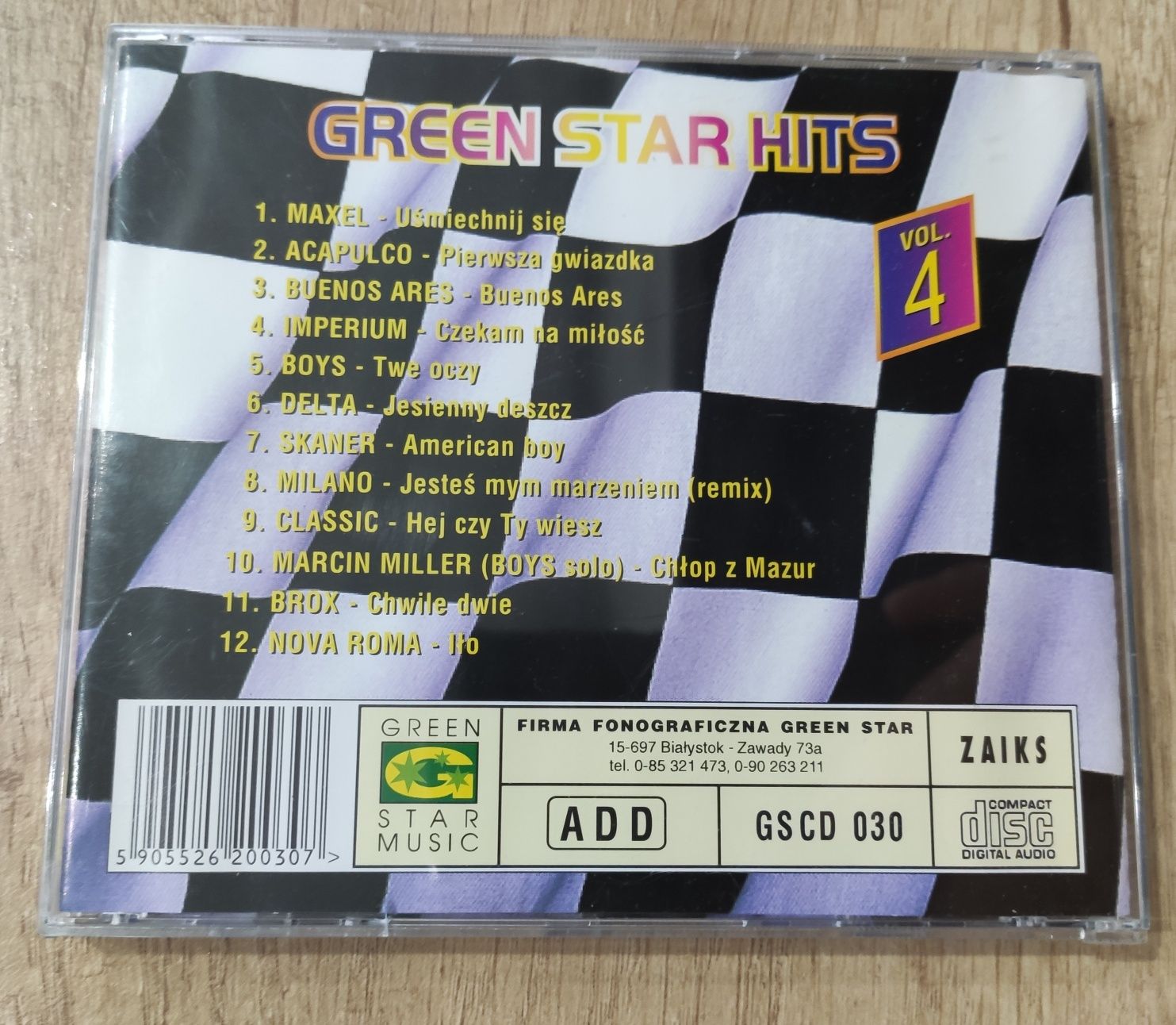 GREEN STAR HITS vol.4 płyta cd stan DB+ składanka disco polo