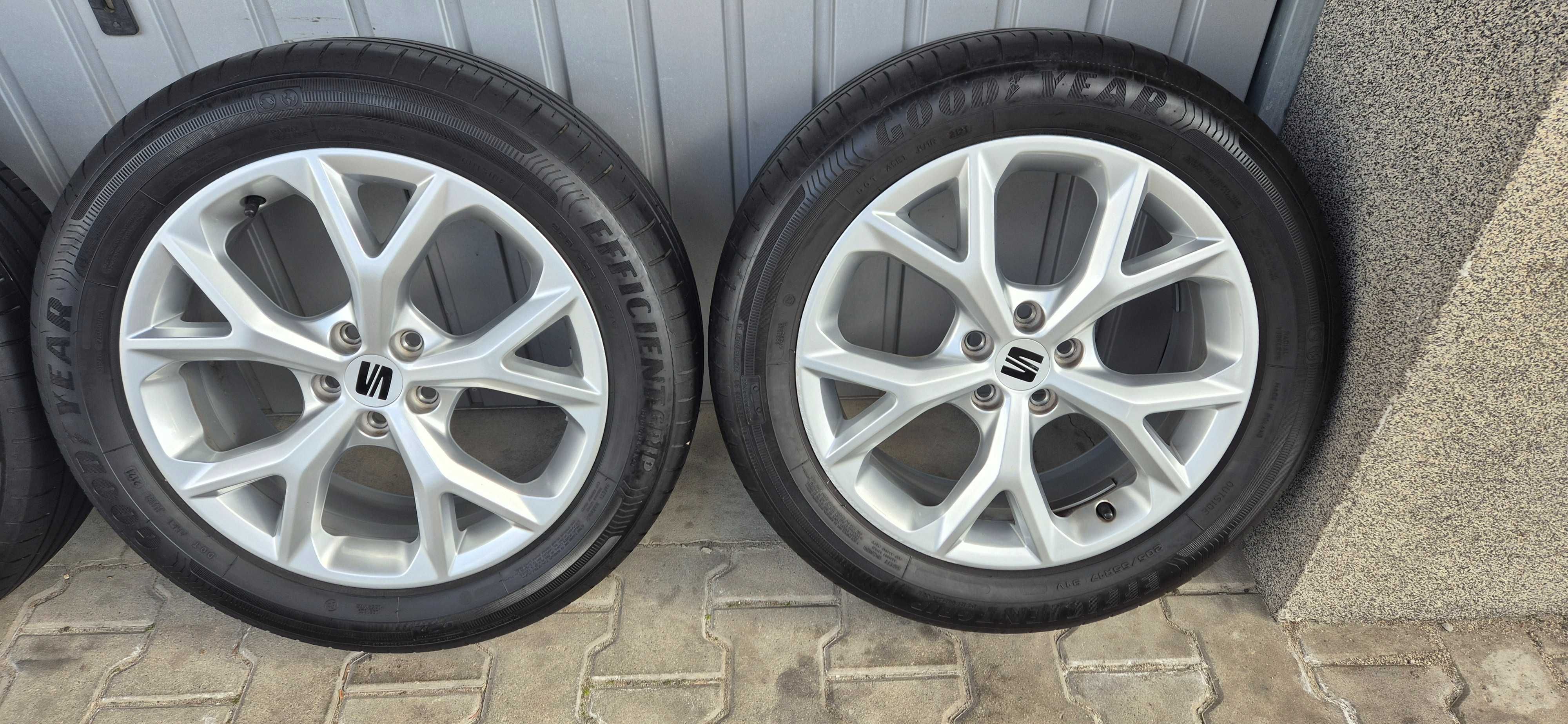 Oryginalne koła Seat Ateca R17 Vw T-Roc R17!Opony letnie Good&Year!