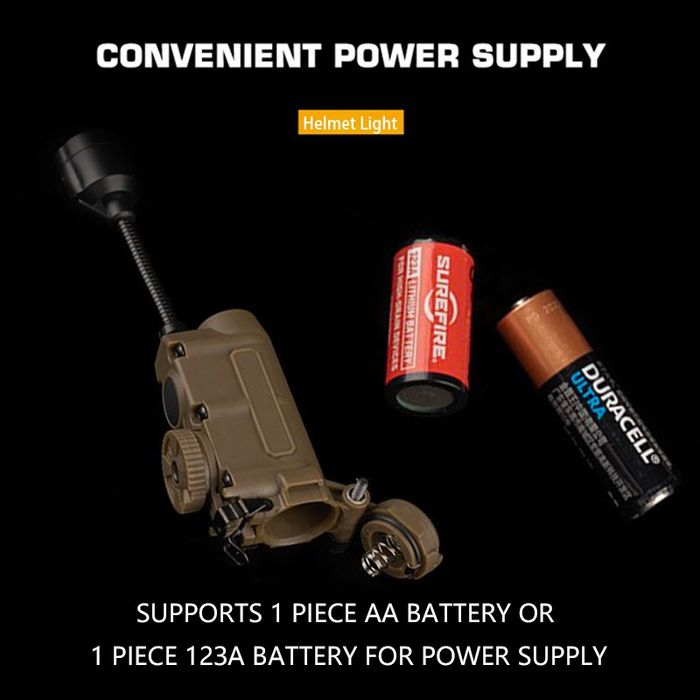 Тактичний/ тактический  ліхтарик/фонарик  на шолом каску військовий