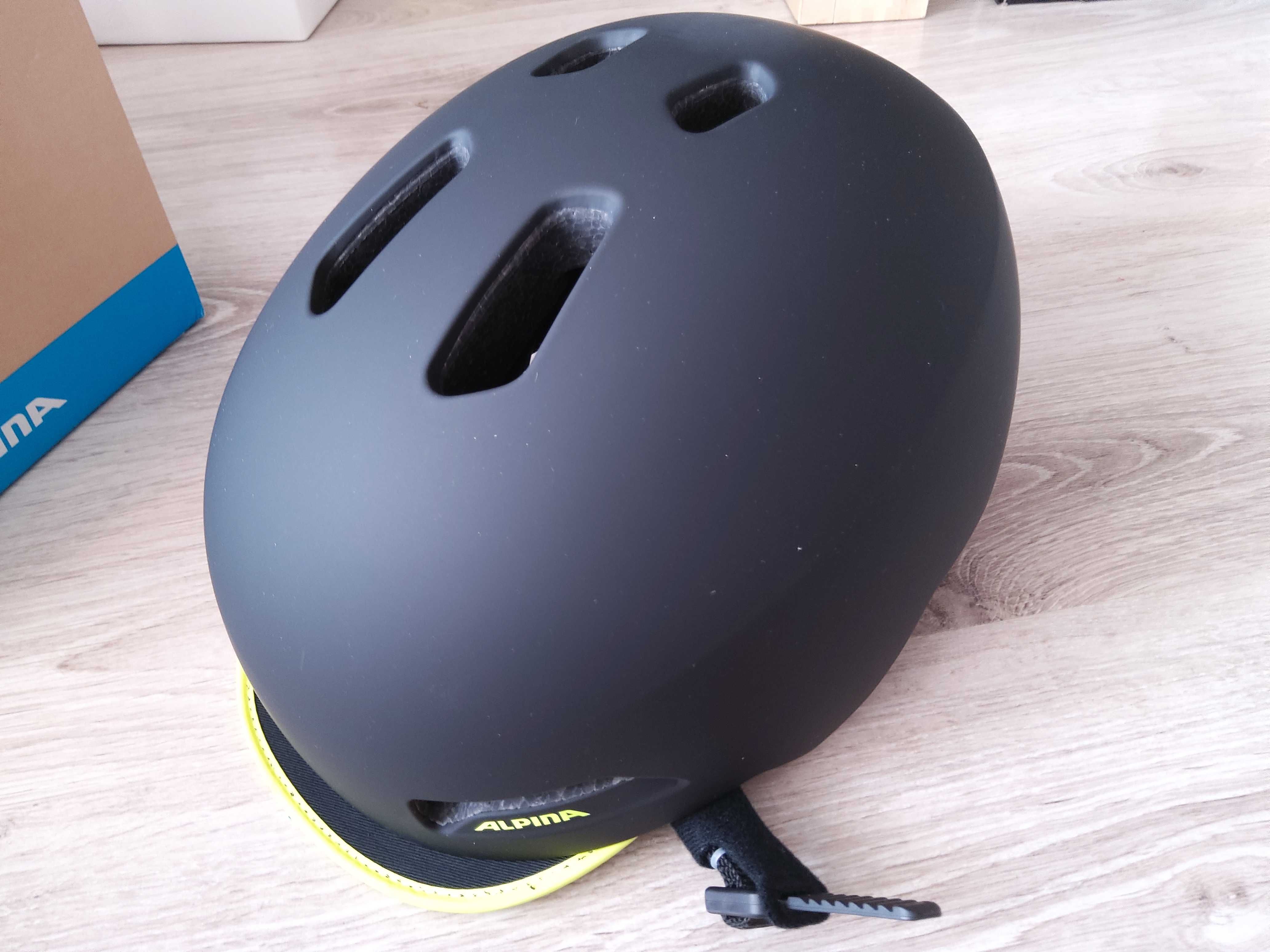 Kask rowerowy Alpina Brooklyn czarny 57-62 cm