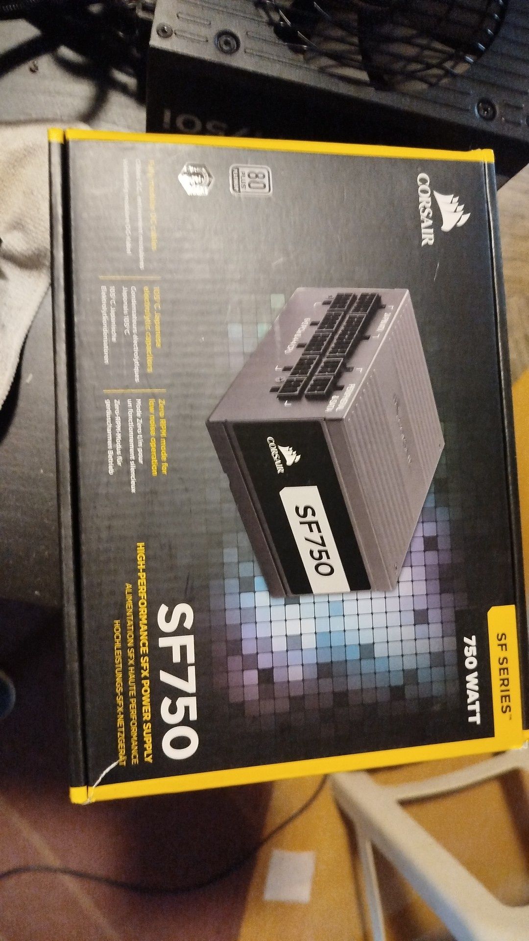 Fonte CORSAIR platinum  sf750 como nova
