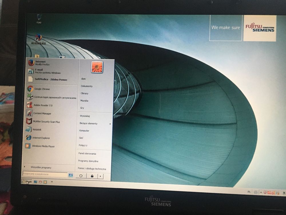 Notebuk fugitsu siemens