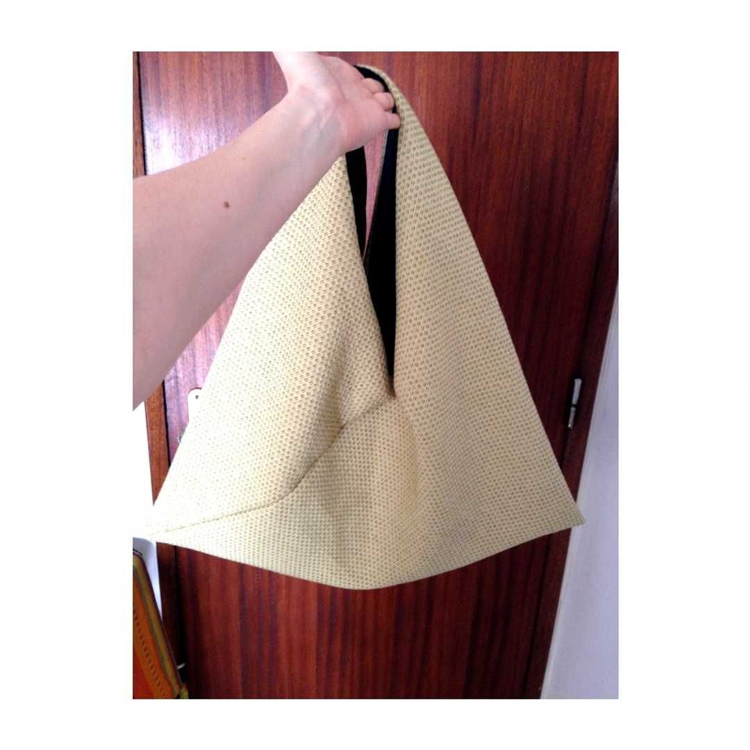 Bolsa Origami Japonesa Reversível – Design Azuma, Única