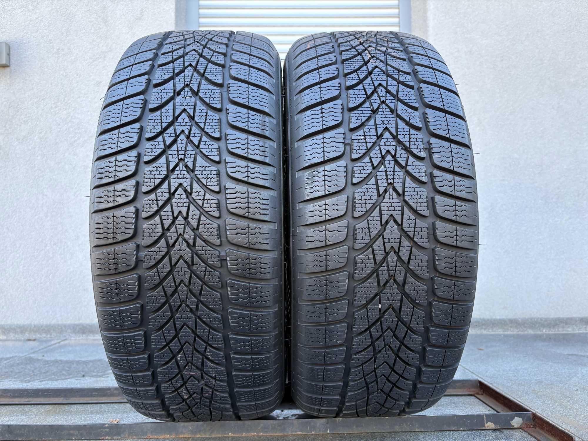 2szt zimowe 225/55R17 Dunlop RSC 7,4mm 2023r świetny stan! Z112