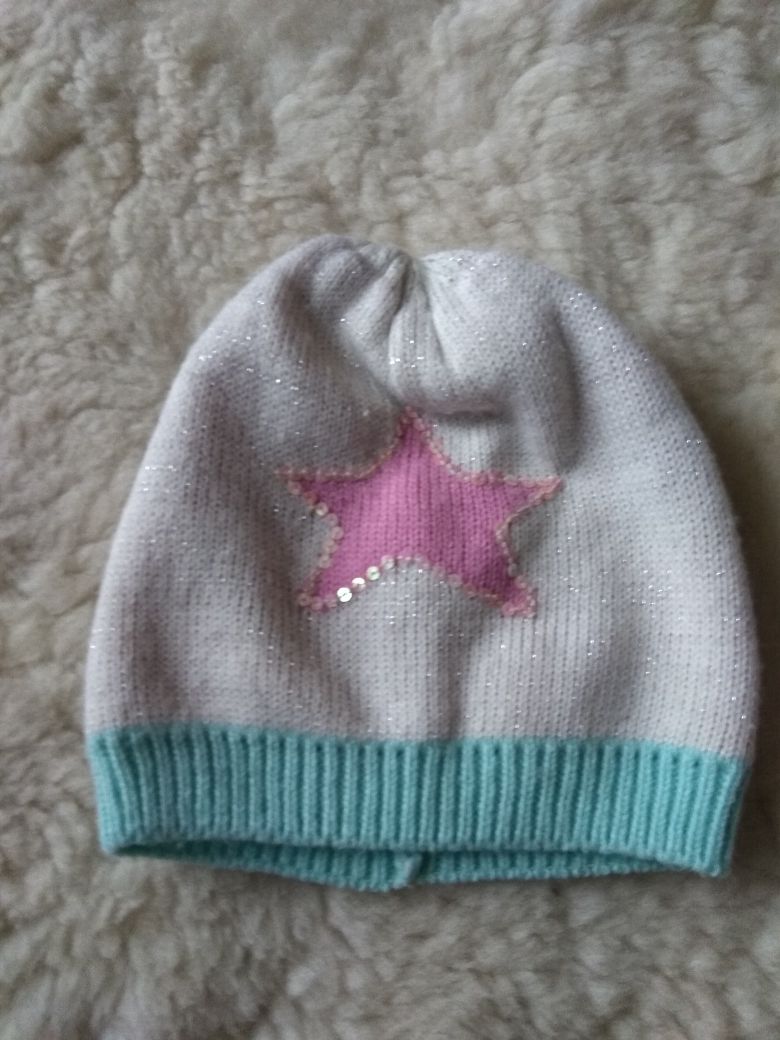 Zimowa czapka dla dziewczynki 3 lata