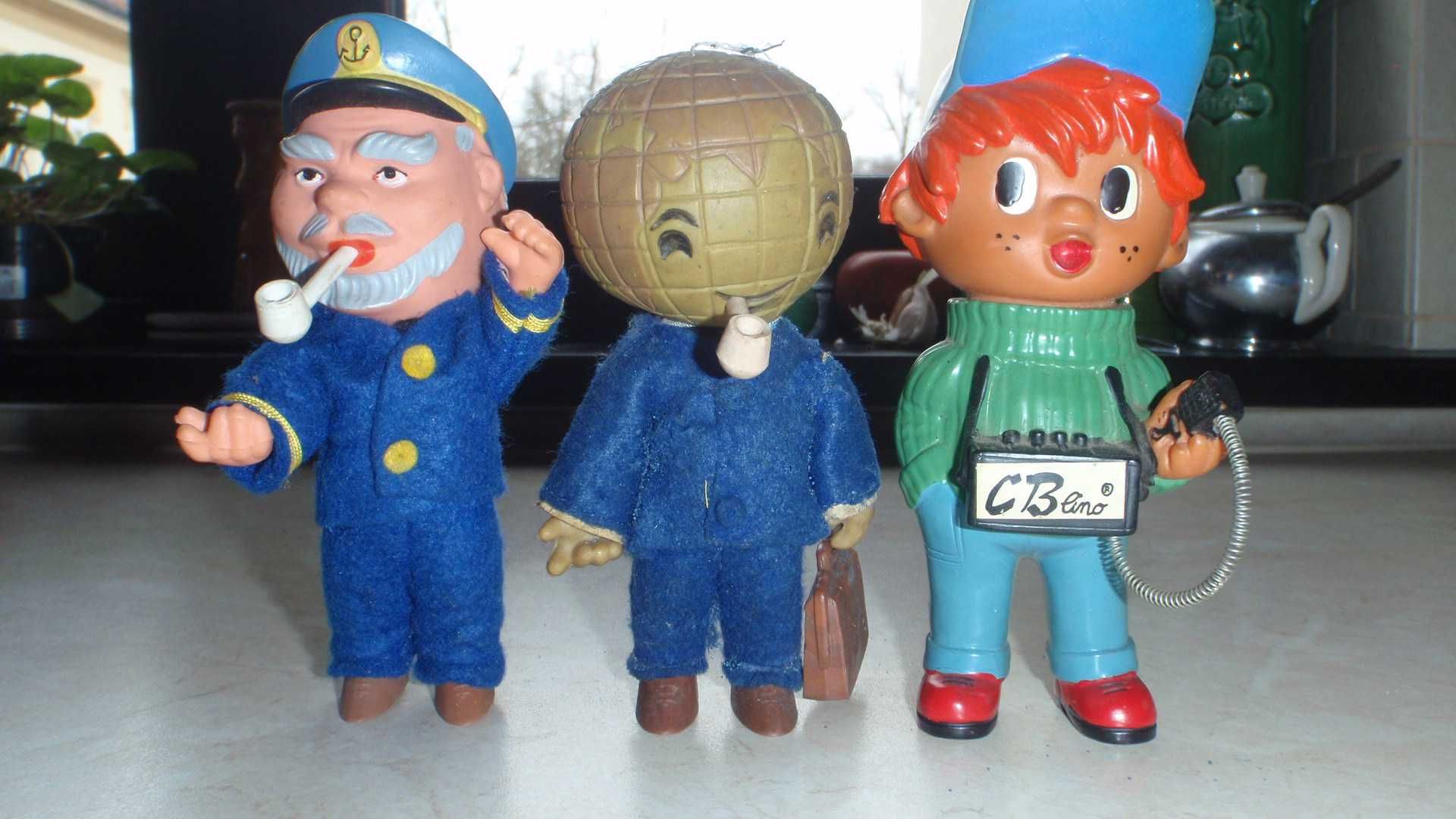 Stare zabawki figurki kolekcjonerskie DDR 1970 / 80 gumowane .