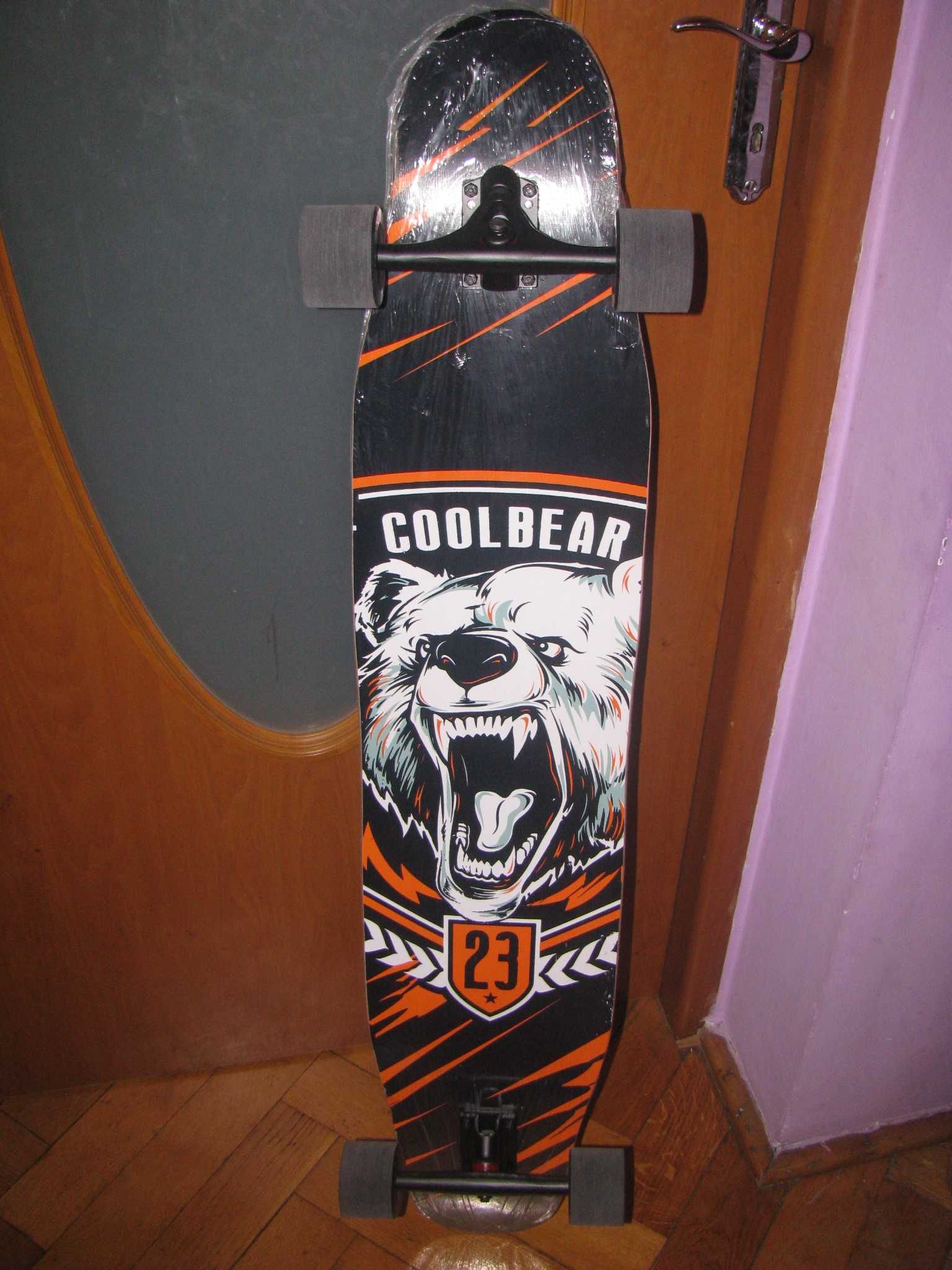 Nowa deskorolka longboard deck długa deska koła led