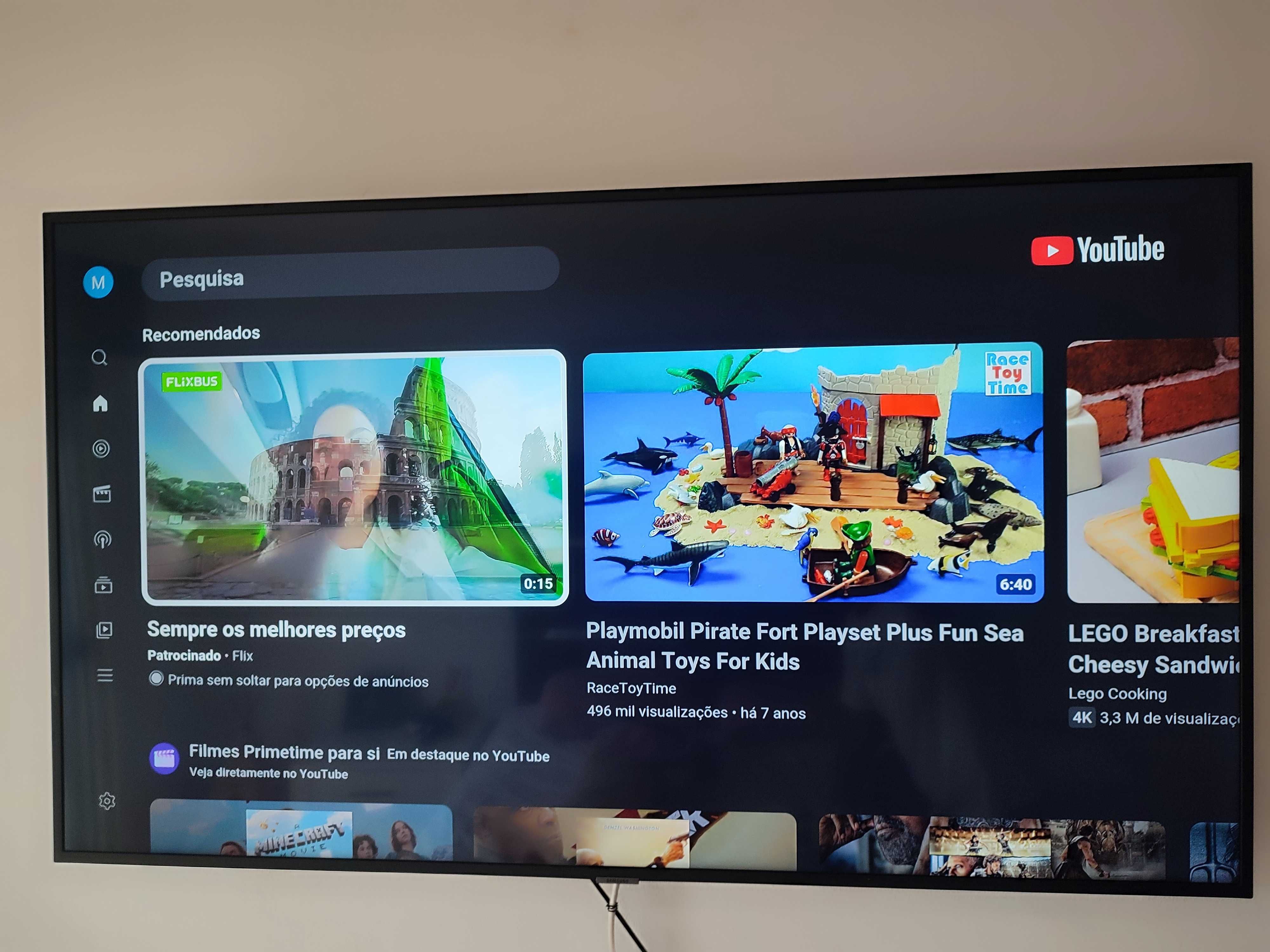 Smart TV Samsung serie 7 55 polegadas