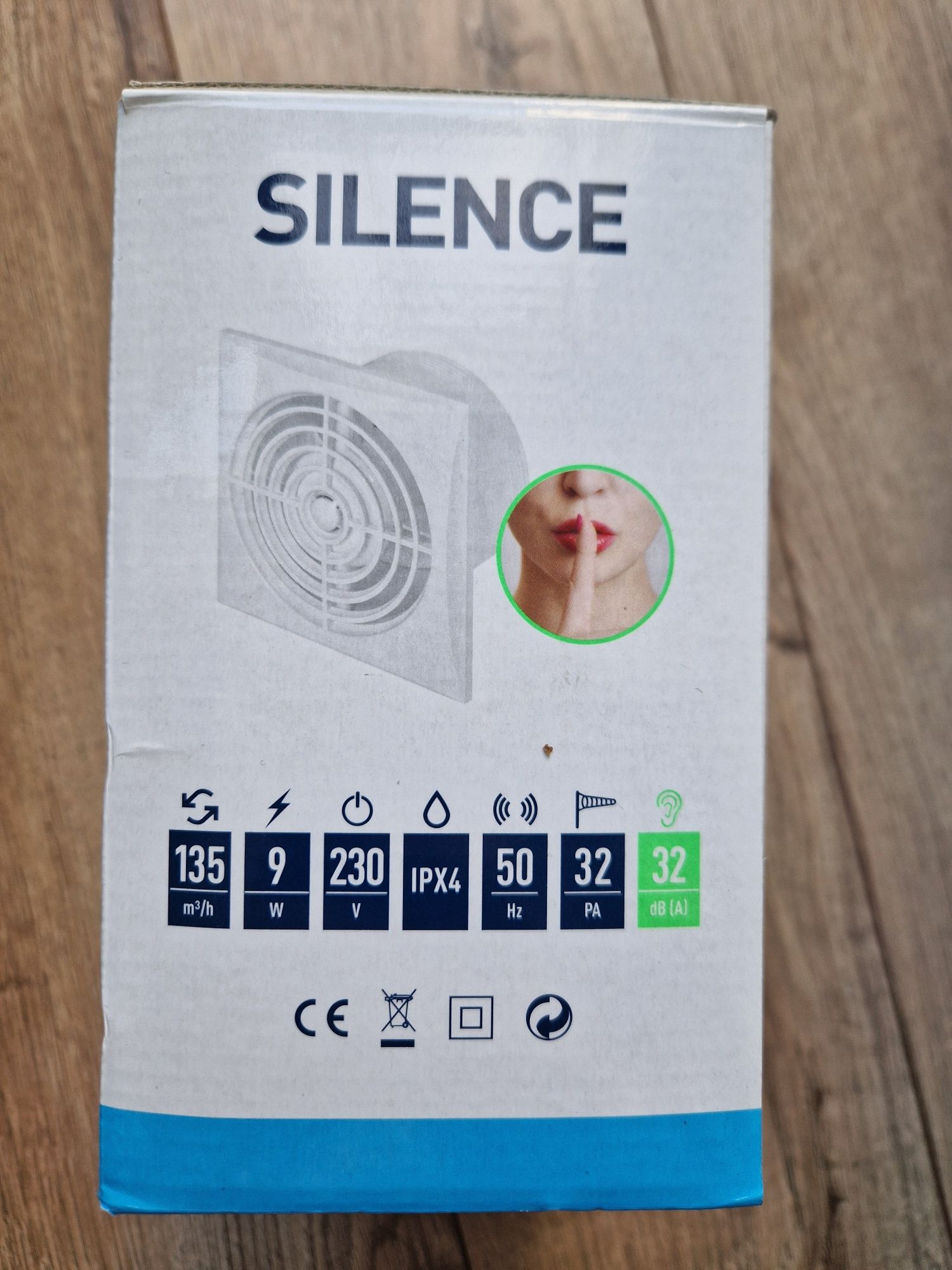 Nowy wentylator łazienkowy Awenta Silence fi 125
