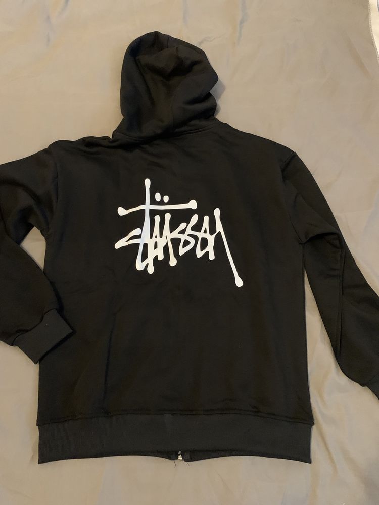 Bluza zip-hoodie stussy