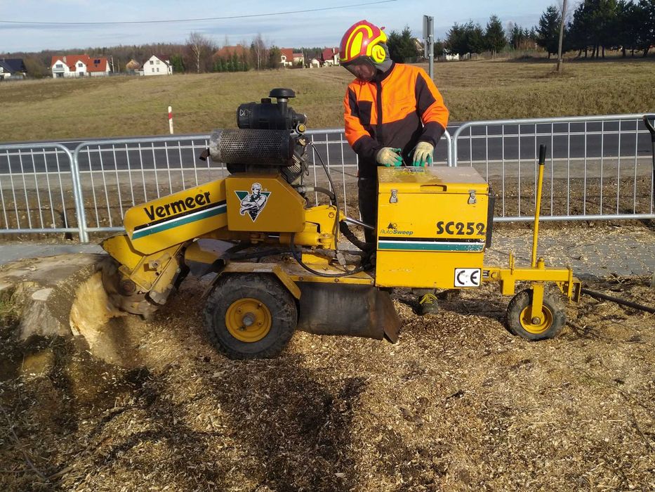 Usuwanie, Frezowanie Pni ,Karczowanie ,Frezarka Karp Korzeni Drzew