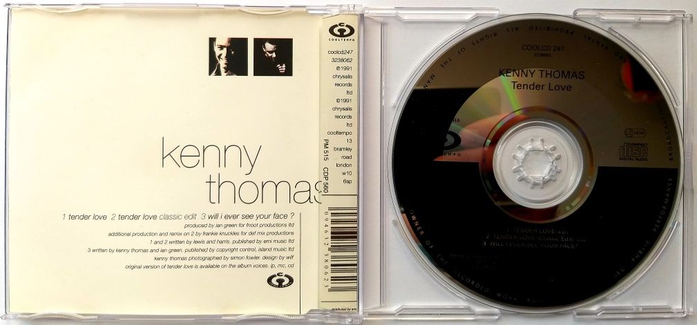 CDs Kenny Thomas Tender Love 1991r
