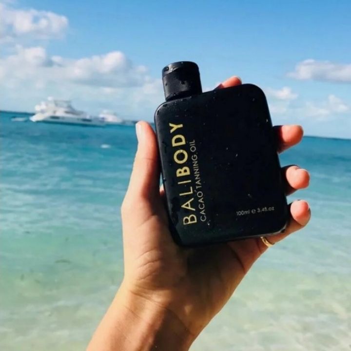 Олія для засмаги з какао Bali Body Cacao Watermelon Tanning oil spf15