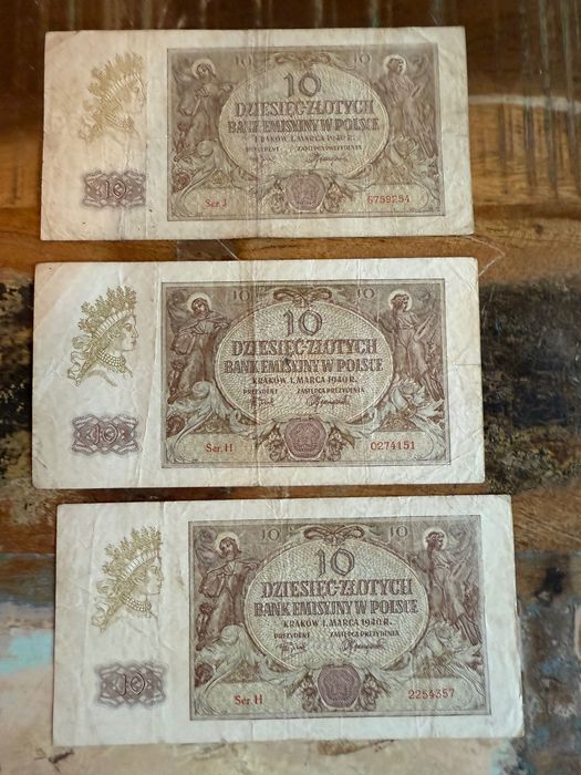 Stare banknoty Polskie
