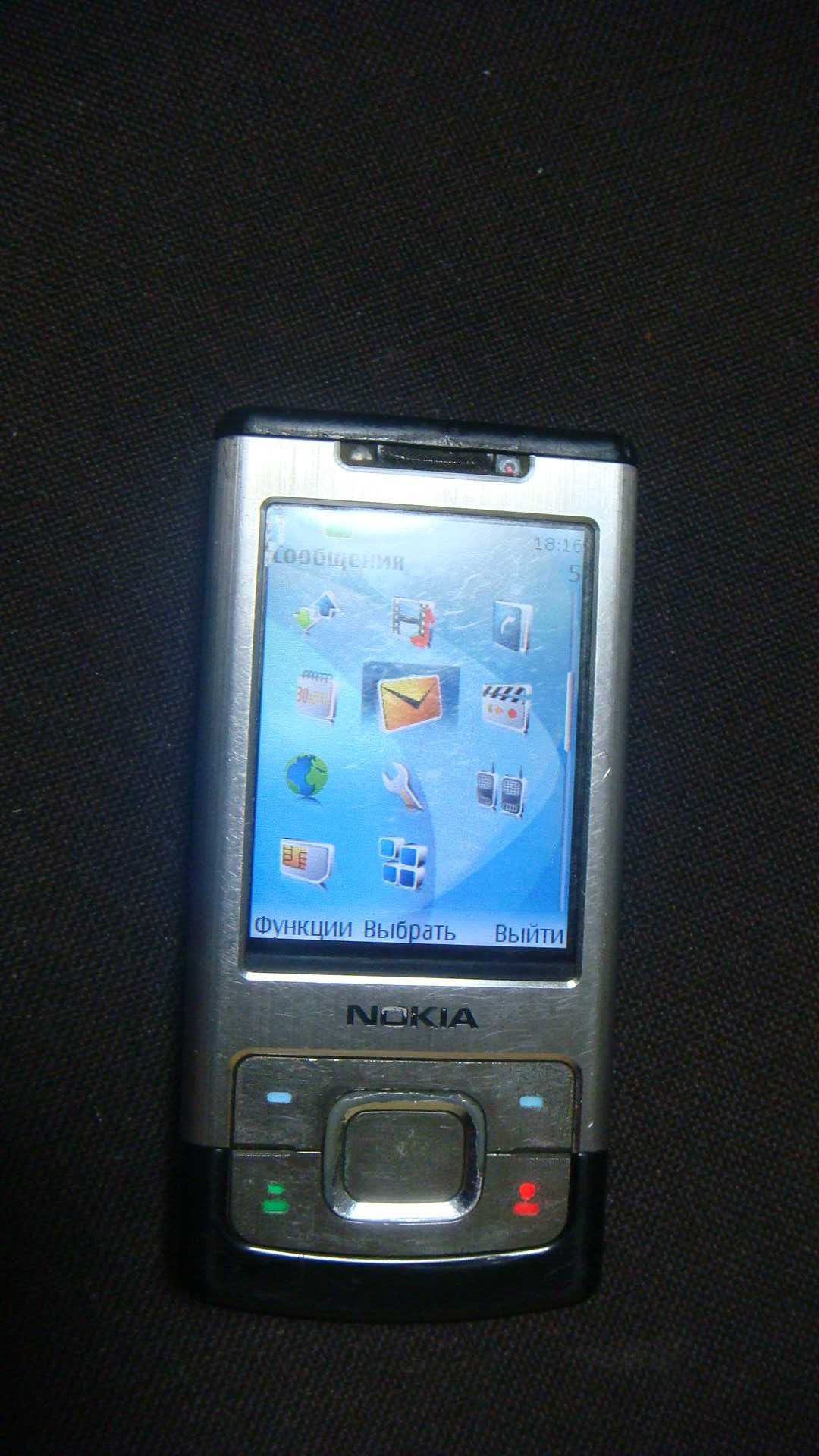 Мобильный телефон Слайдер (Ротатор) Nokia 6500 S с радио, медиаплеер