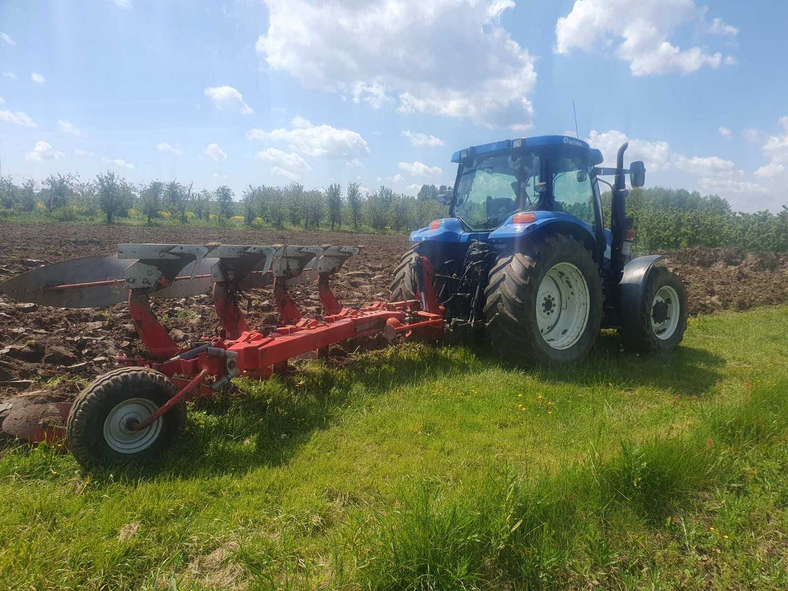 Pług obrotowy 4 skibowy MF Overum 4x45 lekki, długie odkładnice.