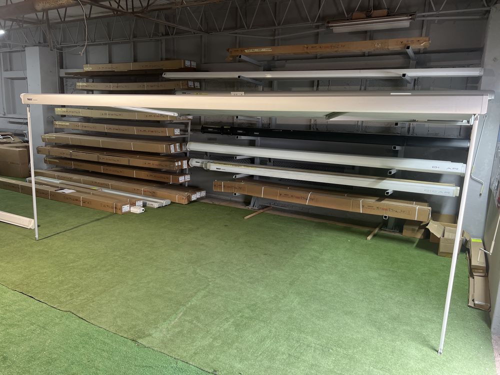 Markiza dachowa 2024 5x3 thule omnistor 9200 srebrna kasetowa, jakosc!