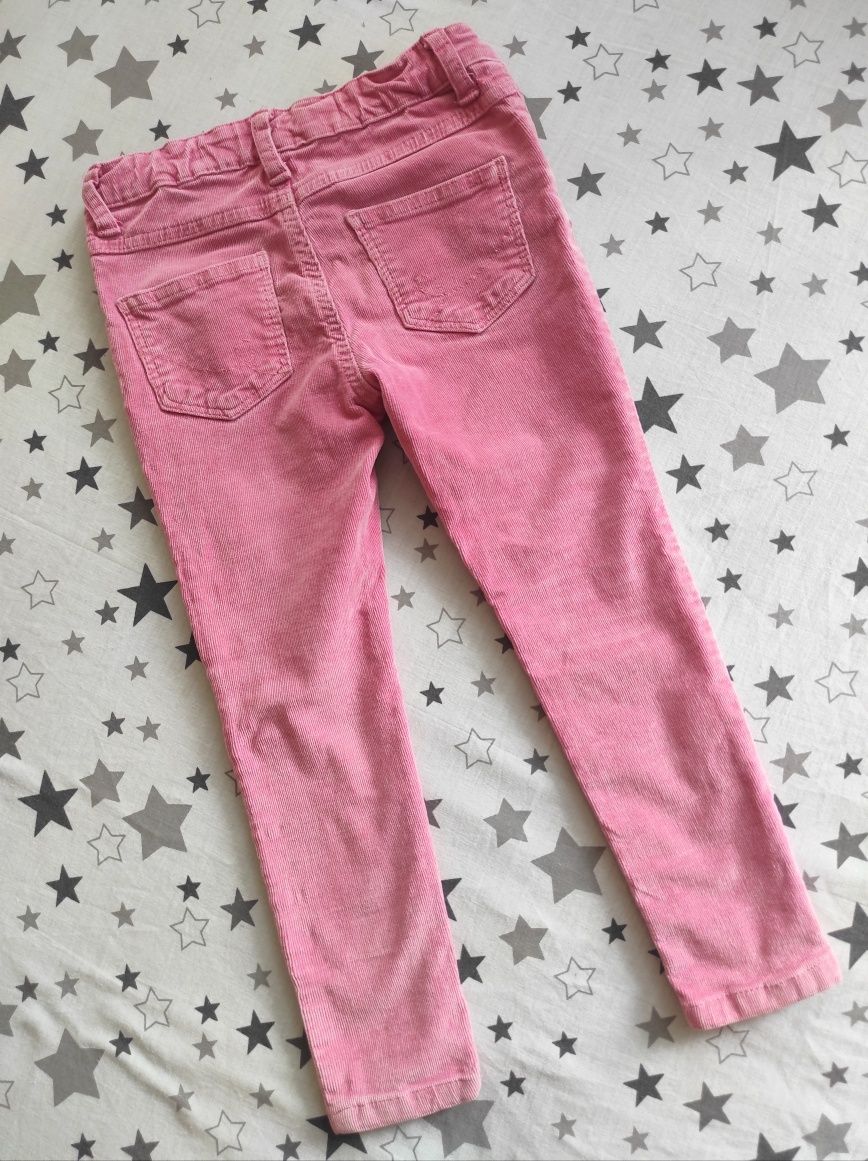 Фірмові вельветові джинси для дівчинки 4-5 років зріст 110 см