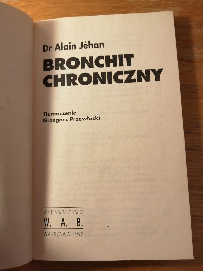 Bronchit chroniczny jehan przewłocki