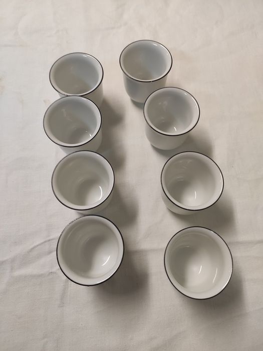 Kieliszki do jajek z PRL Karolina