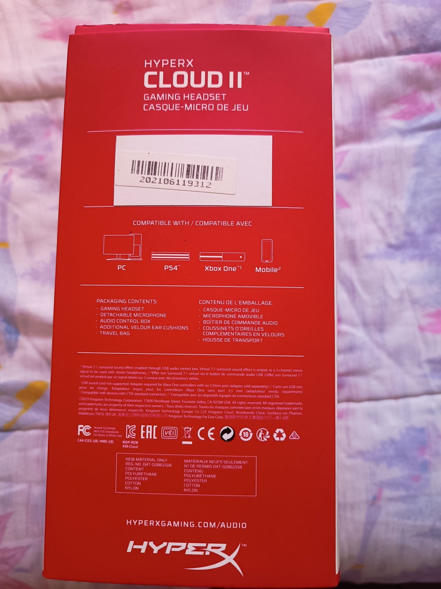 HyperX cloud ll.