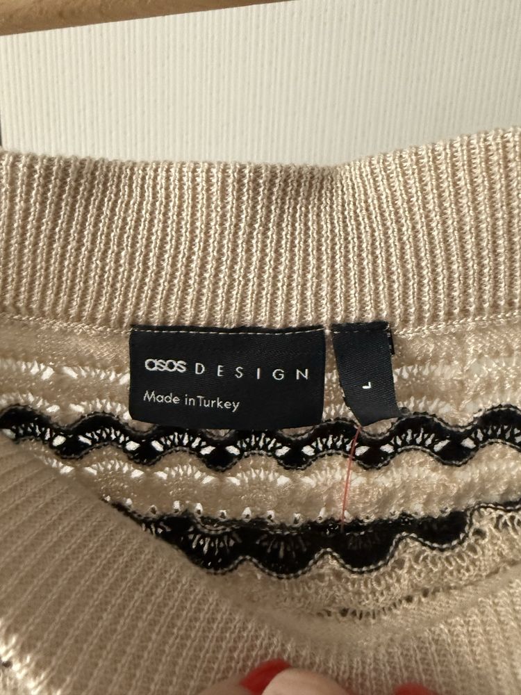 Пляжна вязана спідниця Asos нова