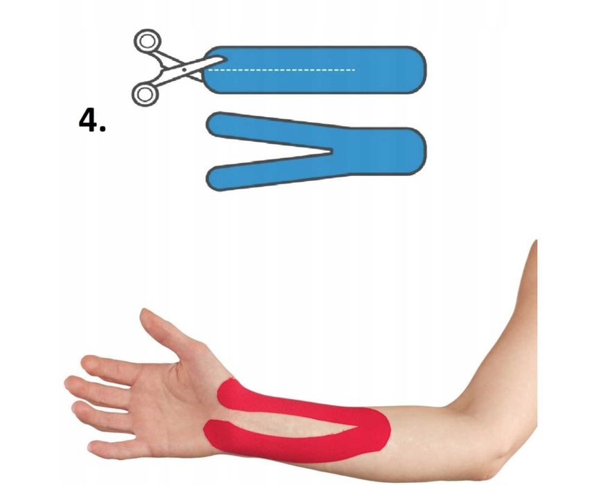 Taśma Kinezjologiczna Tape Kinesiotaping do Kolana Twarzy Plaster 5m