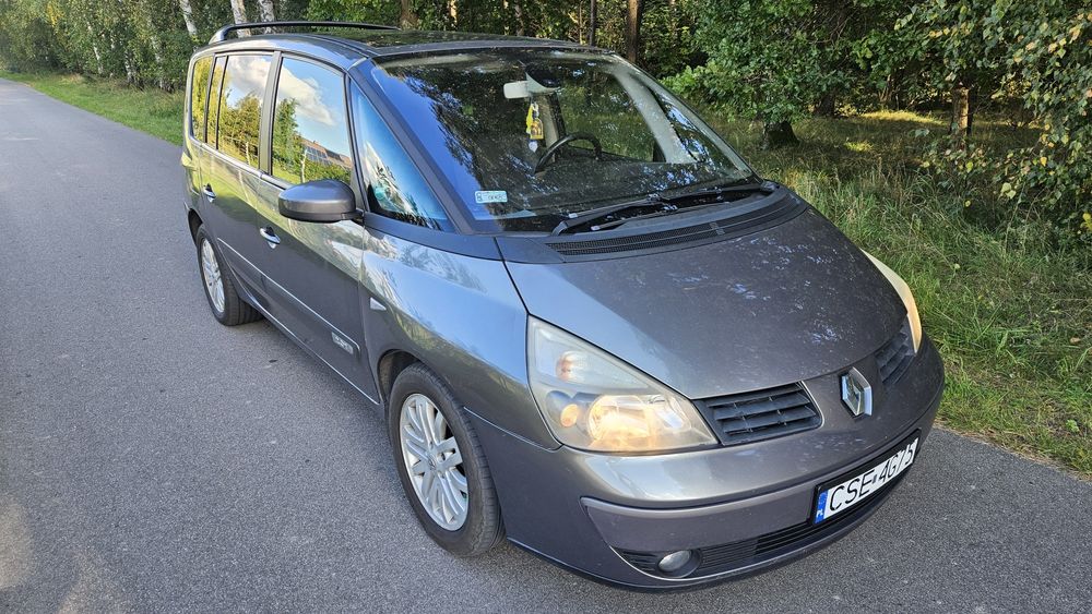 Renault Espace 2.0T 7osób Bardzo Zadbany  Panorama Hak Keyless