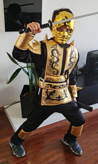 Fatos fantasia Ninja e Batman